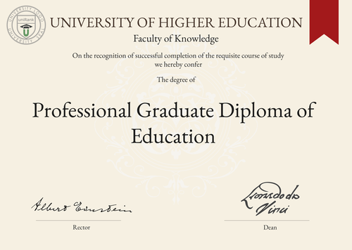 Order PGDE Certificate online